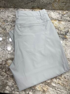 Puma Light Gray Performance Pants